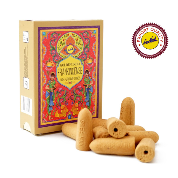 Ароматические конусы Ладан Sreevani Back Flow cones Frankincense
