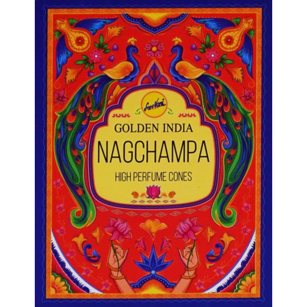 Ароматичні конуси Наг Чампа Sreevani Back Flow cones Nag Champa