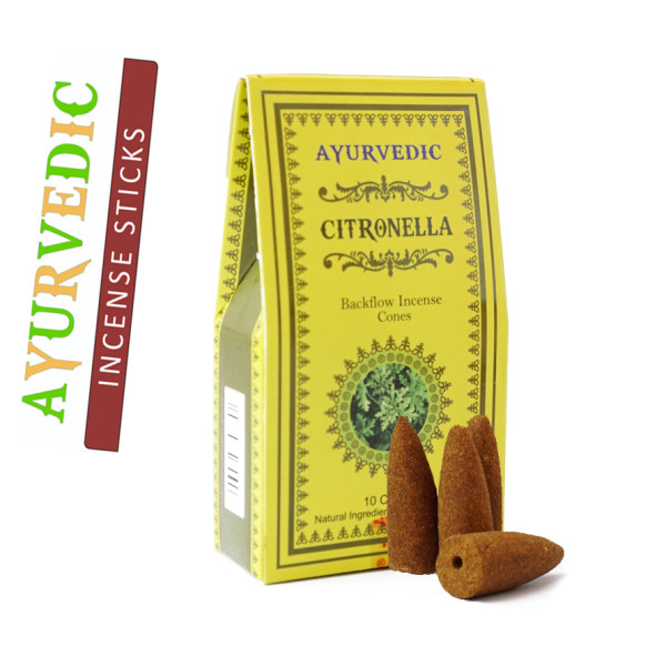 Ароматические конусы Цитронелла Ayurvedic Back Flow CITRONELLA