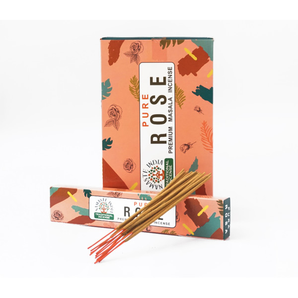 Ароматические палочки Роза Namaste India Pure Rose натуральный аромат для вашего дома