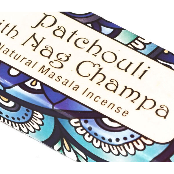 Ароматические палочки Пачули Наг Чампа Namaste India Patchouli Nag Champa