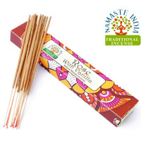 Ароматичні палички Rose Vanilla Namaste India натуральна троянда з ваніллю для вашого будинку