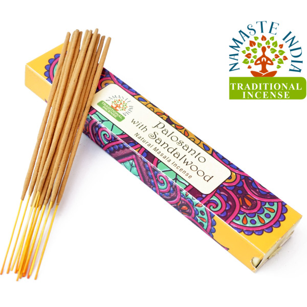 Ароматические палочки Пало Санто с сандалом Namaste India Palo Santo Sandalwood