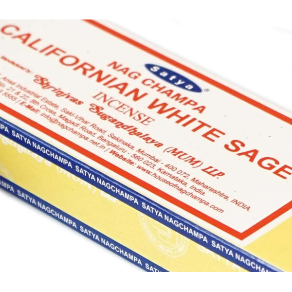 Ароматические палочки Белый шалфей Satya Californian White Sage