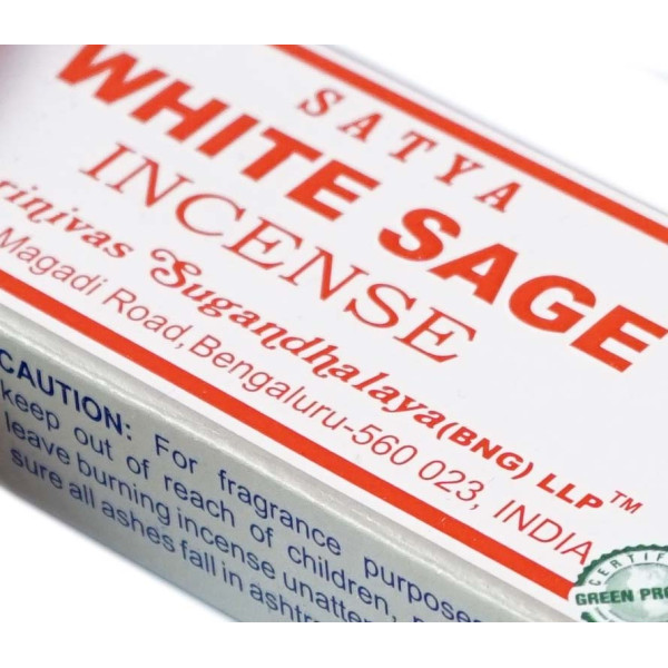 Ароматические палочки Белый шалфей Satya White Sage