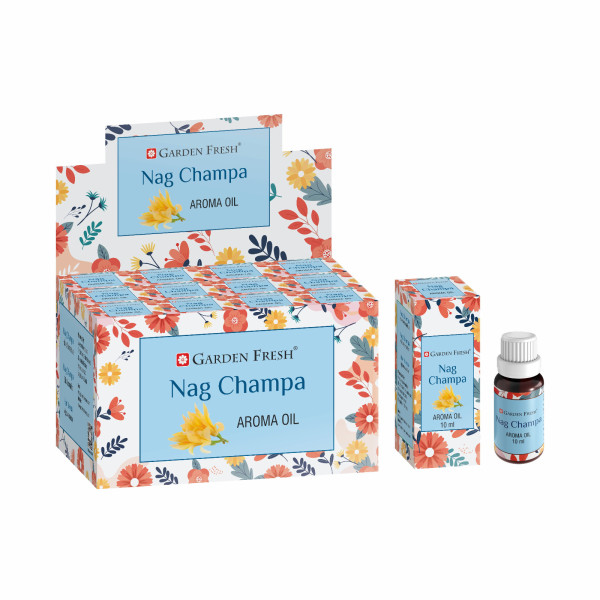 Ароматическое масло Наг Чампа Garden Fresh Nag Champa Oil 10ml.