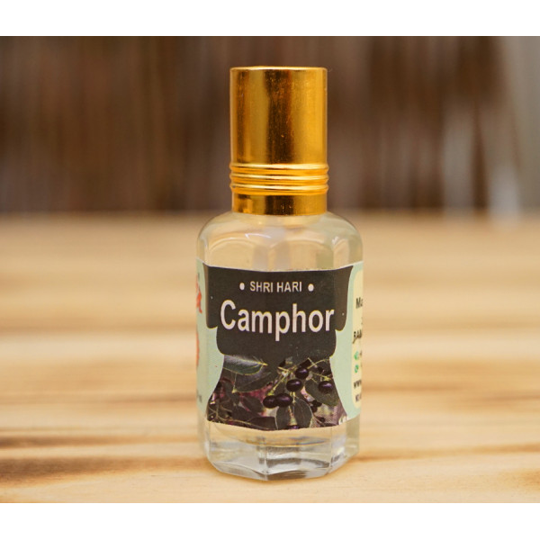 Парфюмерное масло Камфора Вриндаван Camphor Oil 10ml.