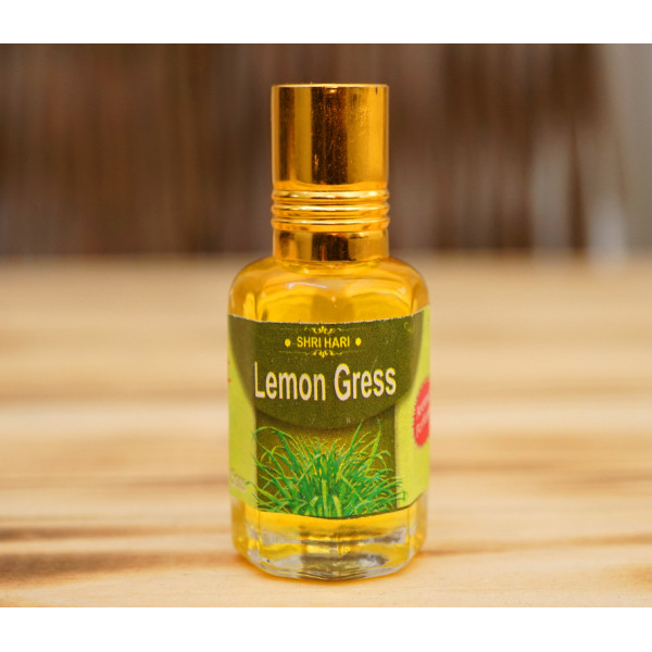 Парфюмерное масло Лимонник Вриндаван Lemon Grass Oil 10ml.