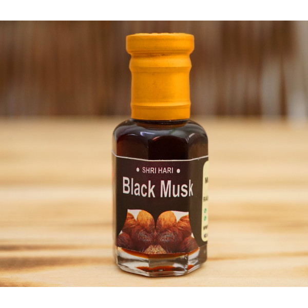 Парфюмерное масло Чорный муск Вриндаван Black Musk Oil 10ml.
