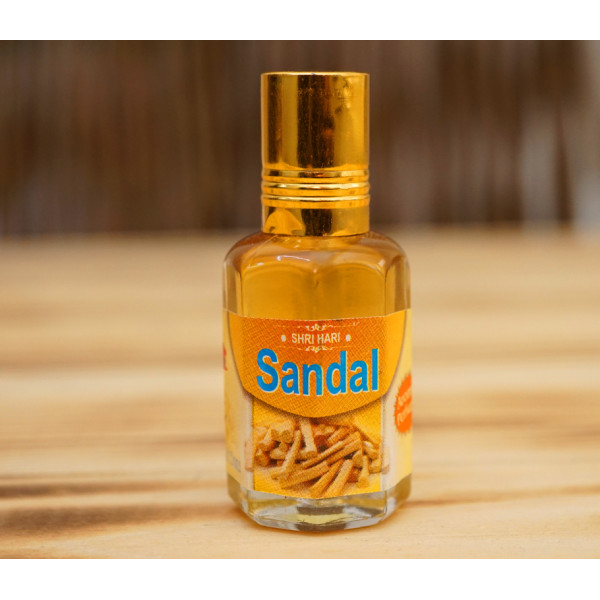 Парфюмерное масло Сандал Вриндаван Sandal Oil 10ml.