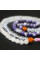 Четки каменные Аметист, Хрусталь, Розовый кварц P-Beads-050