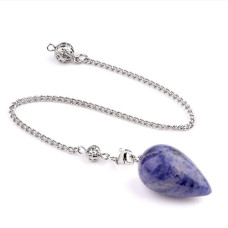 Маятник для біолокації "Крапля конус" Лазурит