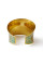 Браслет Скоба цветной Павлин вогнутый Голубой