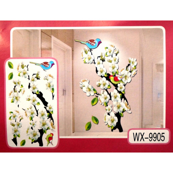 3D Декор - инсталляция ЦВЕТЫ WX-9905