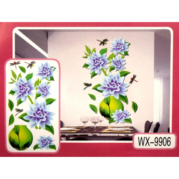 3D Декор - инсталляция ЦВЕТЫ WX-9906