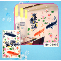 3D Декор - инсталляция ДВЕ РЫБКИ YD-C6908
