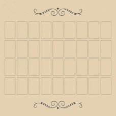 Книга Скатерть для гадания Большой Расклад Ленорман - Tarot Cloth Grand Tableau Lenormand. Lo Scarabeo
