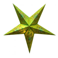 Світильник Зірка картонна 5 променів GREEN FLOWER EMBD