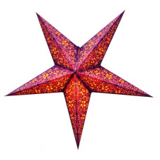 Світильник Зірка картонна 5 променів BATIK SPIRAL PUNCH EMBD