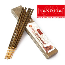 Ароматичні палички Агарове дерево Nandita Organic Agarwood