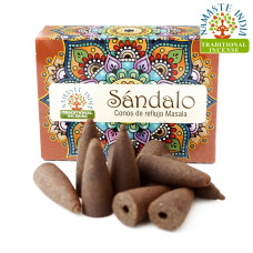 Ароматичні конуси Сандал Namaste India Back Flow cones Sandalwood