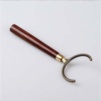 Чайна вилка рогач для чашок металева Ча Цзя з дерев'яною ручкою для чайної церемонії Гунфу Ча
